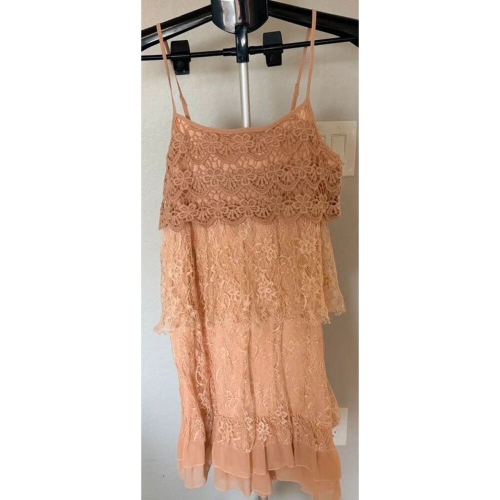 A’reve Soft Apricot Peach Boutique Dress